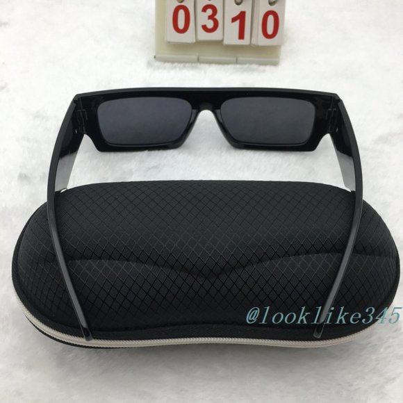 Black Frame Black Lens Sunglasses - Picture 3 of 4